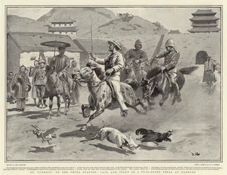 Om Liberty på China Station, Jack och Jolly på en fullhastighetsförsök på Nanking